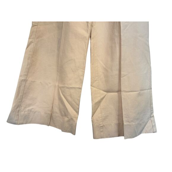BODEN NWT High Waist Wide Leg Trousers Size US 2 Petite Cotton Linen $159 MSRP - Picture 11 of 12